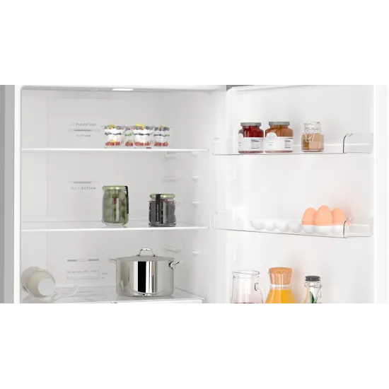 Alttan Donduruculu Buzdolabı 186 x 70 cm Kolay temizlenebilir Inox, Total No FrostBD3055IEVN0.0 (0)