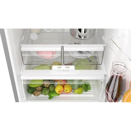 Alttan Donduruculu Buzdolabı 186 x 70 cm Kolay temizlenebilir Inox, Total No FrostBD3055IEVN0.0 (0)