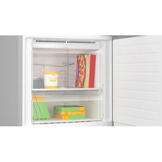 Alttan Donduruculu Buzdolabı 193 x 70 cm Kolay temizlenebilir Inox, Total No FrostBD3056IEXN0.0 (0)