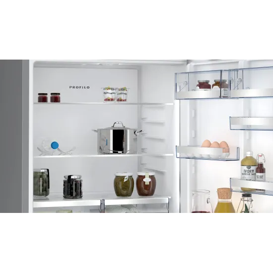 Alttan Donduruculu Buzdolabı 186 x 75 cm Kolay temizlenebilir Inox, Total No FrostBD3076ICAP0.0 (0)