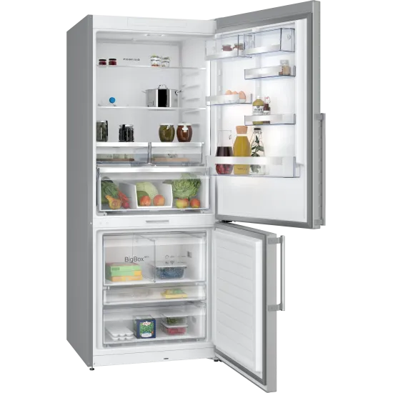 Alttan Donduruculu Buzdolabı 186 x 75 cm Kolay temizlenebilir Inox, Total No FrostBD3076ICAP0.0 (0)