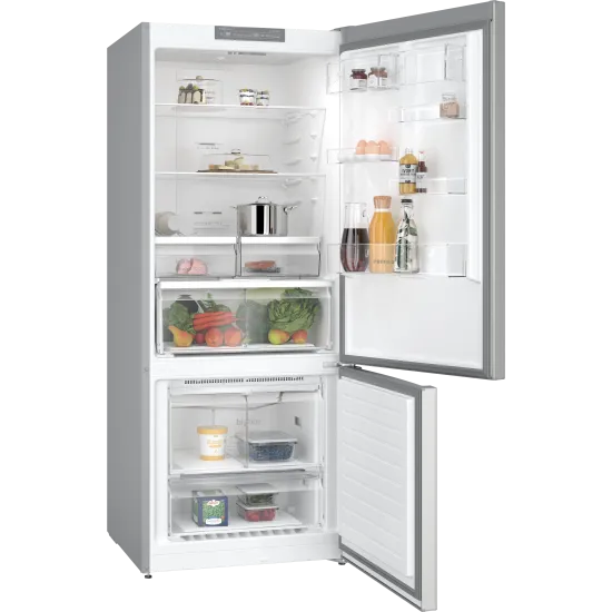 Alttan Donduruculu Buzdolabı 186 x 75 cm Kolay temizlenebilir Inox, Total No FrostBD3076IEVN0.0 (0)