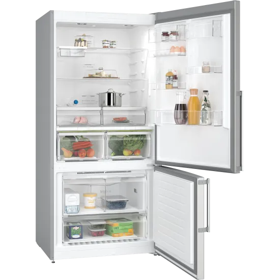 Alttan Donduruculu Buzdolabı 186 x 86 cm Kolay temizlenebilir Inox, Total No FrostBD3086IECN0.0 (0)