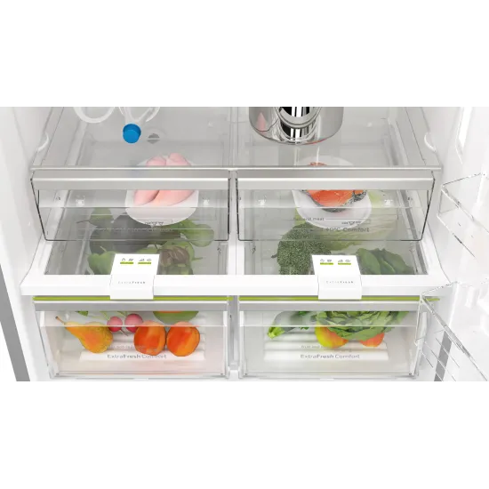 Alttan Donduruculu Buzdolabı 186 x 86 cm Kolay temizlenebilir Inox, Total No FrostBD3086IECN0.0 (0)