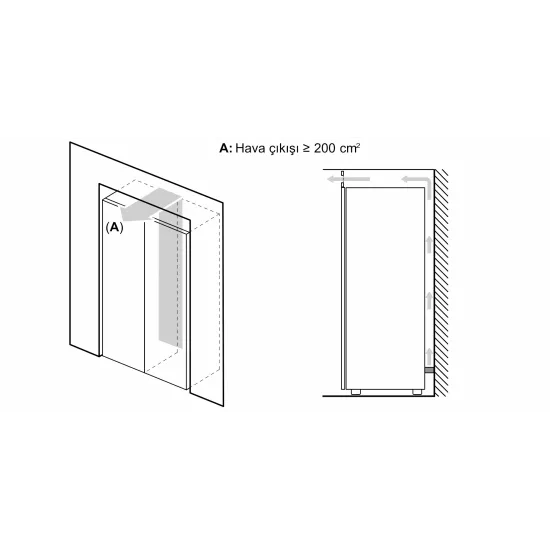 Solo Derin Dondurucu 176 x 60 cm Inox görünümlüDF1033LEVV0.0 (0)
