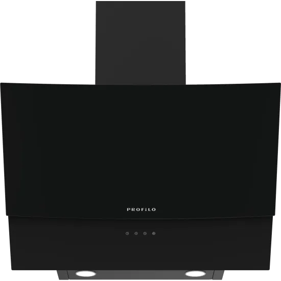 Duvar Tipi Davlumbaz 60 cm Siyah Cam, SiyahDVE6G5600.0 (0)