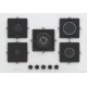 Gazlı Ocak 75 cm Sert cam, BeyazON28Q2P10D0.0 (0)