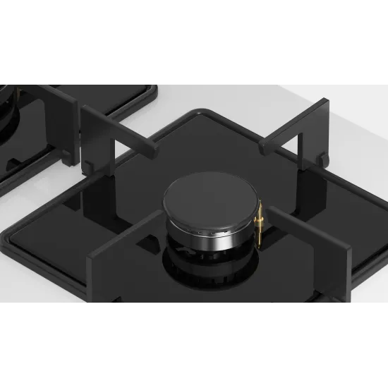 Gazlı Ocak 60 cm Sert cam, BeyazON36P2O12D0.0 (0)