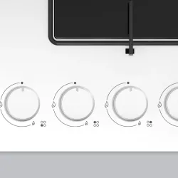 Gazlı Ocak 60 cm Sert cam, BeyazON36P2O12D0.0 (0)