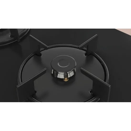 Gazlı Ocak 60 cm Sert cam, SiyahOO36P6O10D0.0 (0)