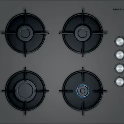 Gazlı Ocak 60 cm Sert cam, Platin griOO36P9O10D0.0 (0)