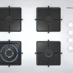 Gazlı Ocak 67 cm Sert cam, BeyazOO37H2B12D0.0 (0)