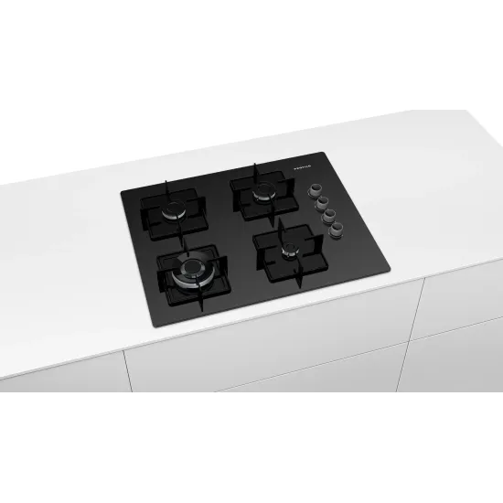 Gazlı Ocak 67 cm Sert cam, SiyahOO37H6B12D0.0 (0)
