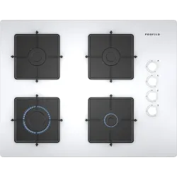 Gazlı Ocak 67 cm Sert cam, BeyazOO37P2O12D0.0 (0)