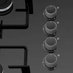 Gazlı Ocak 67 cm Sert cam, SiyahOO37P6O12D0.0 (0)